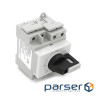 Поворотний вимикач зовнішнього монтажу HGN4-L1-25, DC1000V, 25A, 2P, IP66, Grey (YT-HGN4-L1-25) HGN4-L1-25, DC1000V, 25A