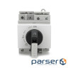 Поворотний вимикач зовнішнього монтажу HGN4-L1-25, DC1000V, 25A, 2P, IP66, Grey (YT-HGN4-L1-25) HGN4-L1-25, DC1000V, 25A