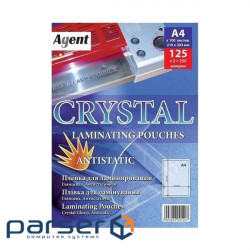 Плівка для ламінування Agent глянц. А4 80мкн. ANTISTATIC (100 шт.) (3140012)