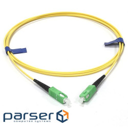 Патчкорд SC/APC-SC/APC SM 1,5м Simplex, Slim (APC-1.5SCSC(SM)S(ON)S)