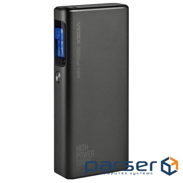 Повербанк VIDEX VPB-323 PD100Вт 20000мА•ч