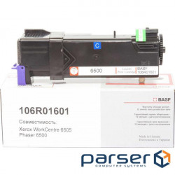 Toner cartridge BASF Xerox Ph 6500/WC6505 Cyan 106R01601 (KT-106R01601) (BASF-KT-106R01601)