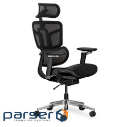 Офісне крісло Mealux S4 Air Black (HF-S4 M/B)