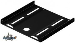 Деталь монтажна Монтажна рама (HDD), 3.5-2.5x1 HDD кріплення (піддон), чорний (75.09.3990-1)