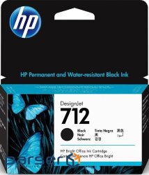 Картридж HP DJ No.712 DesignJet Т230/Т630 Black 38ml (3ED70A)