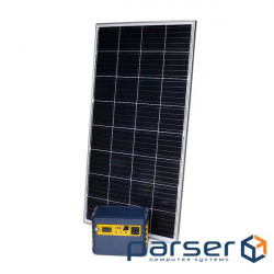 Зарядна станція BRAZZERS BRPRS-1024W+POLY Solar panel, Black, 1024W, 2xUSB (5В, 2А), Type-C, 3x12V (