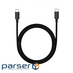Cable Ikos USB Type-C-USB Type-C, 1m Black (0008-DEC)