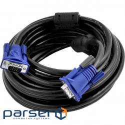 Кабель MERLION VGA 25м Black (YT-VGA(M) (M)3+2-25M) (YT-VGA(M)/(M)3+2-25m)