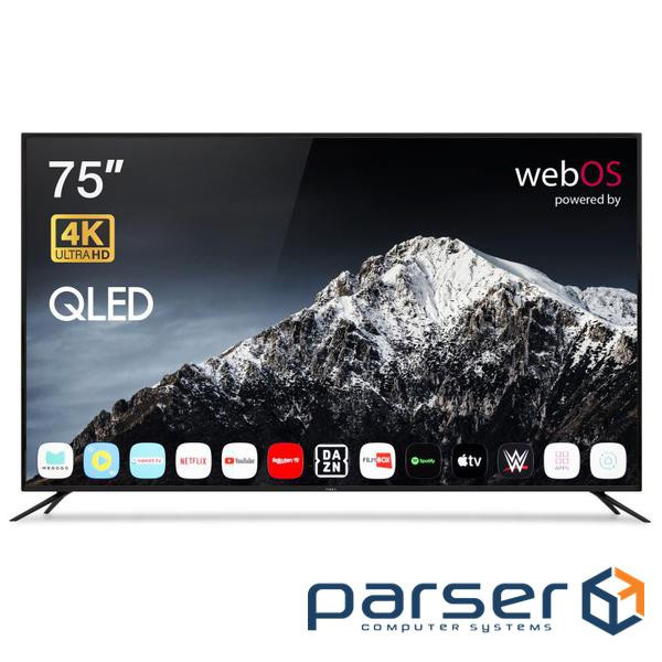 Телевізор VINGA 75" QLED 4K S75UHD25QWEB