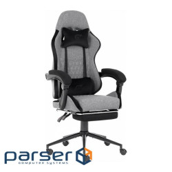 Ігрове крісло GT Racer X-2324 Gray/Black (X-2324 Fabric Gray/Black Suede)