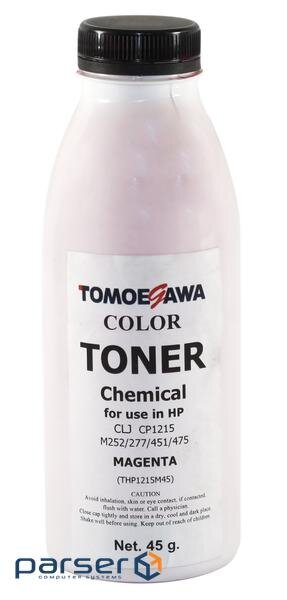 Тонер HP CLJ CP1215/M252/277/451/475 Chemical (45г) Magenta Tomoegawa (THP1215M45)