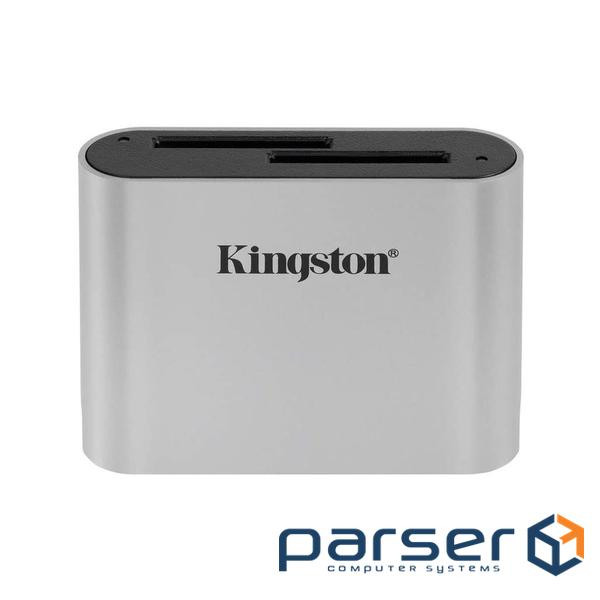 Кардрідер Kingston Workflow Dual-Slot SDHC/SDXC UHS-II Card Reader (WFS-SD)