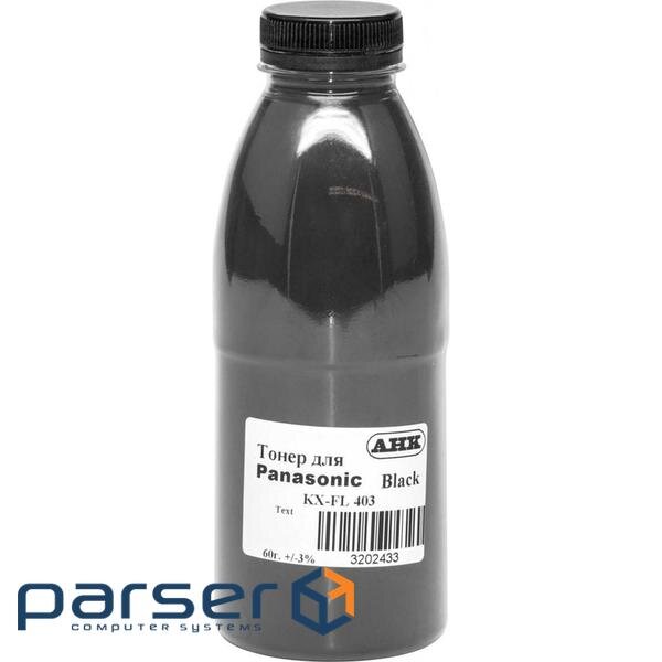 Toner Panasonic KX-FL 403, 60g Black TEXT AHK (3202433)