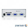 2-port video splitter, 350 MHz, up to 65 m (VS92A-A7-G)