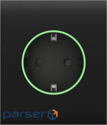 Центральна панель для вбудованої розетки Ajax СenterCover (smart) Black enterCover (smart) Black