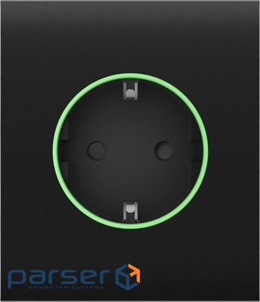 Центральна панель для вбудованої розетки Ajax СenterCover (smart) Black enterCover (smart) Black