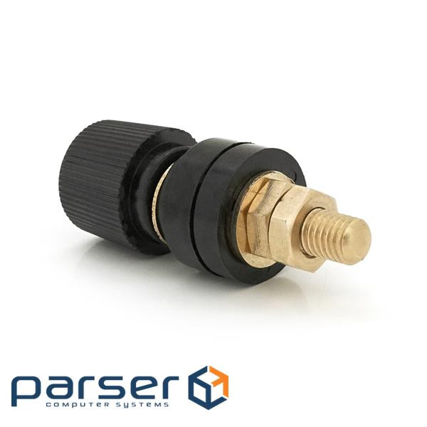 Мідна гвинтова клема 10mm чорна (10mmBK) (10mmBK)