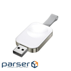 Зарядний пристрій Essager Wireless charger for smart watch USB white (EWXA-YB02-Z)