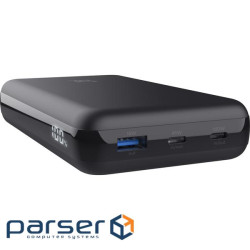 Акумулятор портативний літій-іонний power bank Trust Laro, 20000 мА·год, USB-A/2хUSB-C (25240 TRUST) USB-C (25240 TRUST)