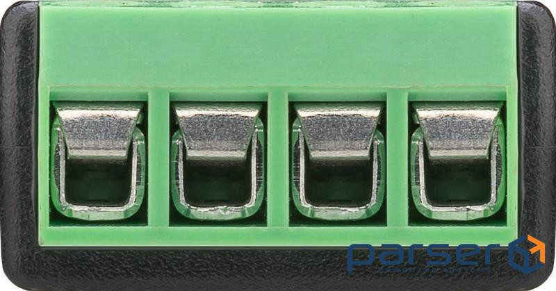 Роз"єм Jack 3.5mm 4pin-конектор,/F Terminal Block Pitch=5.0mm,чорний (75.05.9200-1) (75.05.9200-1)