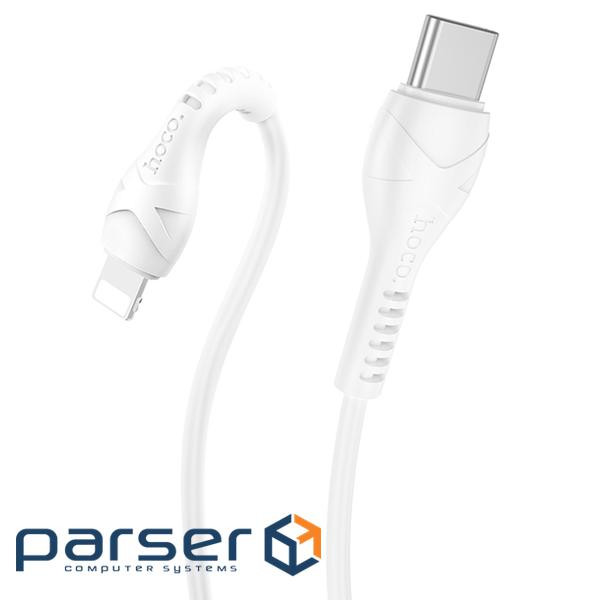 Кабель HOCO X37, Type-C-Lighting, 2.4A, White, довжина 1м , BOX (Hoco X37L)