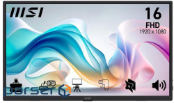 Монітор портативний MSI 15.6 PRO MP165-E6 HDMI, 2xUSB-C, MM, IPS, Case (9S6-3PE50M-001)