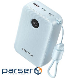 УМБ Vention 20000mAh 22,5W PD,QC, USB-A,2xUSB-C In/Out Blue (FKBL0-C)