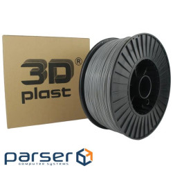 Пластик для 3D-принтера 3Dplast PLA 1.75мм, 3кг , gray (3DPLA1753GRE)