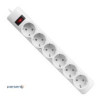Мережевий фільтр DEFENDER DFS 155 White, 6 розеток, 5м (994930)
