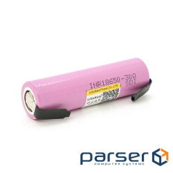 Акумулятор 18650 Li-Ion LiitoKala Lii-30Q-N, 3000mAh (2900-3100mAh), 27A, 3.7V (2.5-4.25V), Pink, PV