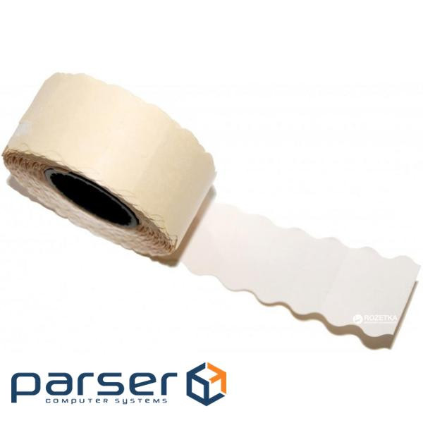 Етикет-стрічка Aurika 26х16 люм WR фигурная белая (1343)