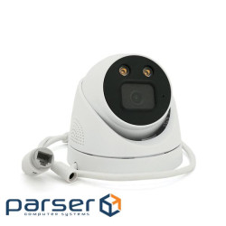 4MП Купольна внутр камера GW IPC15D4MP25 2.8mm POE LED Підсвічування