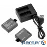 Аксесуар до екшн-камер AirOn dual charger for Procam 7/8 (69477915500037)
