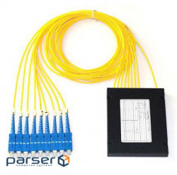 Optolink PLC optical adapter (ABS) 1x4-SC / UPC-2, (PLC (ABS) 1x4-SC / UPC-2.0 mm-1.0 m (G.657A))