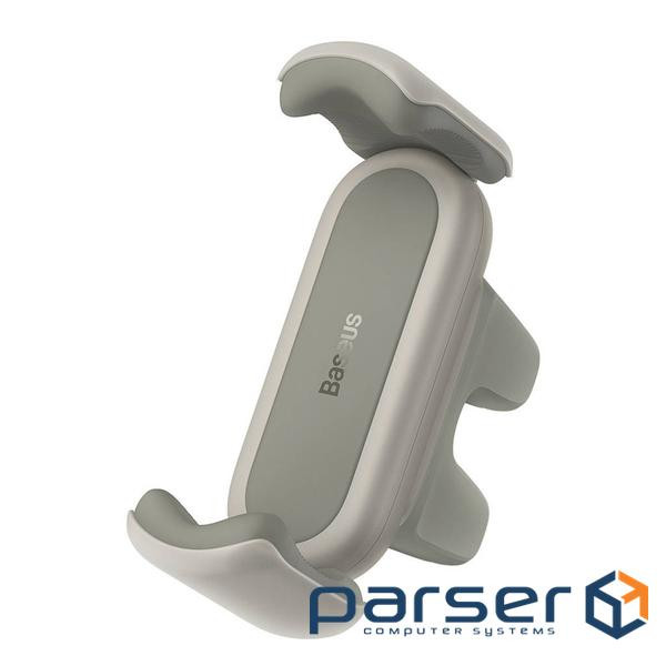 Автоутримувач для смартфона BASEUS Steel Cannon 2 Car holder to Ventilation Creamy Whit (SUGP000002)