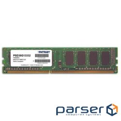 Оперативная память Patriot DDR3-1333 8192MB PC3-10600 Signature Line (PSD38G13332)