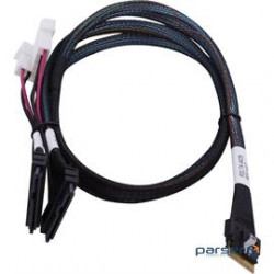 Adaptec Cable 2305500-R I-SlimSASx8-2SFF-8639x4-U.2-0.8M NVMe Retail