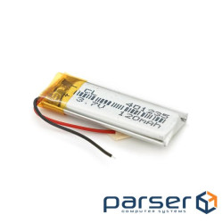 Літій-полімерний акумулятор 4*12*35mm (Li-ion 3.7В 120мА&middot,год) (401235) ) (401235)