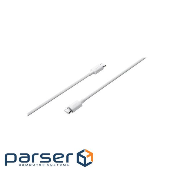 Дата кабель USB-C to USB-C 1.0m 60W 3A braided white Xiaomi (1169401)