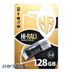 Флеш-накопичувач USB3.0 128GB Hi-Rali Corsair Series Black (HI-128GBCOR3BK)