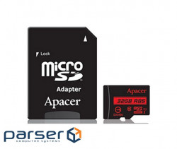 Карт.пам. Apacer microSDHC UHS-I 85R 32GB з lass10 +SD