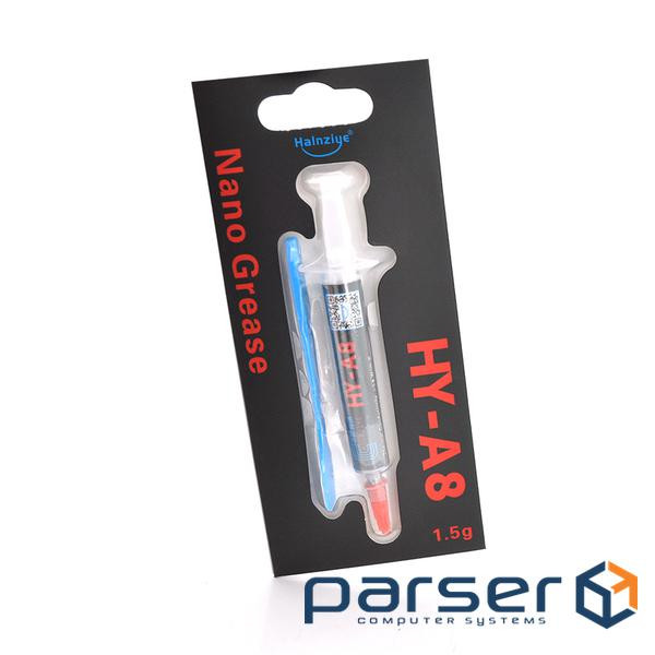 Термопаста Halnziye HY-A8, 1.5 г, шприц 