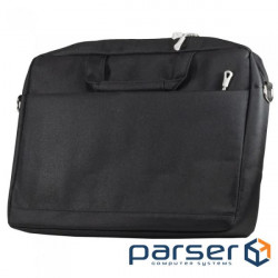 Laptop bag 16'' Okade B023, Black, nylon, additional protection for the laptop compartment (B023.16BK)