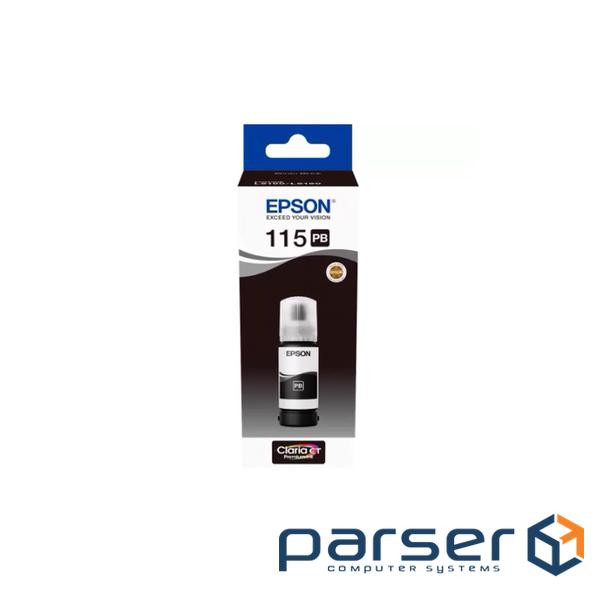 Контейнер з чорнилом Epson 115 EcoTank PhotoBlack (C13T07D14A)