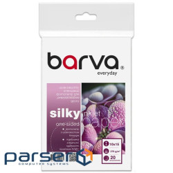 Фотопапір Barva, шовковисто-глянцевий, A6 (10x15), 270 г/м2, 20 арк, серія 