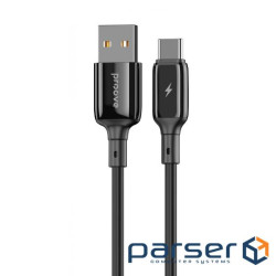 Кабель Proove Flex Metal Type-C 2.4A (1m) black (CCFM20001201)