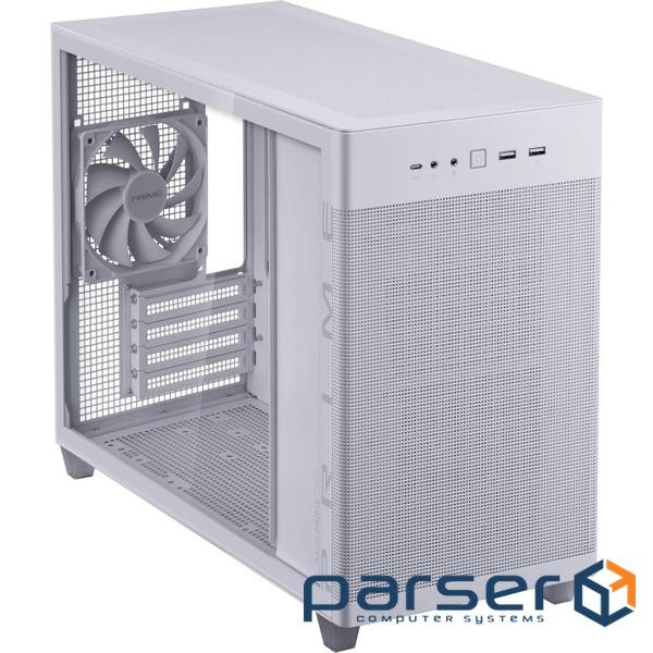Корпус ASUS Prime AP201 Tempered Glass White (90DC00G3-B39010)