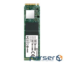 SSD накопичувач Transcend 512GB, M.2 2280, PCIe Gen3x4, 3D TLC, DRAM-less (TS512GMTE110S)