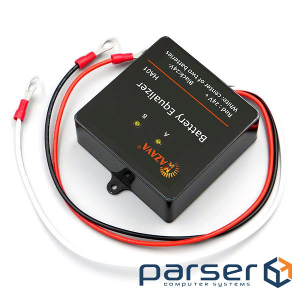 Балансир HA01 для акумуляторних батарей AGM, GEL, Li-ion, LiFePo4, 2x12V, 5A, 70x70x27mm (YT-HA01)