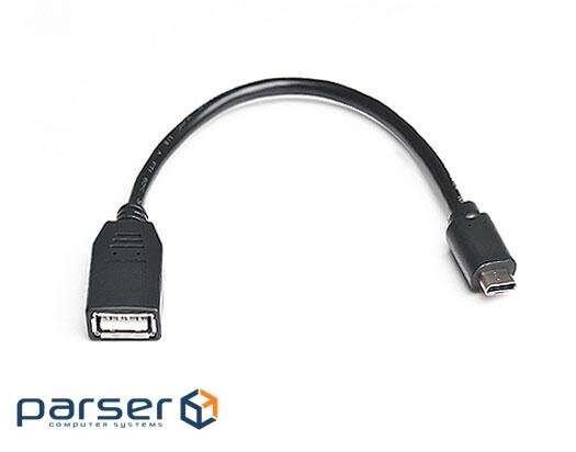 Дата кабель USB 2.0 Type C to AF 0.1m REAL-EL (EL123500017)